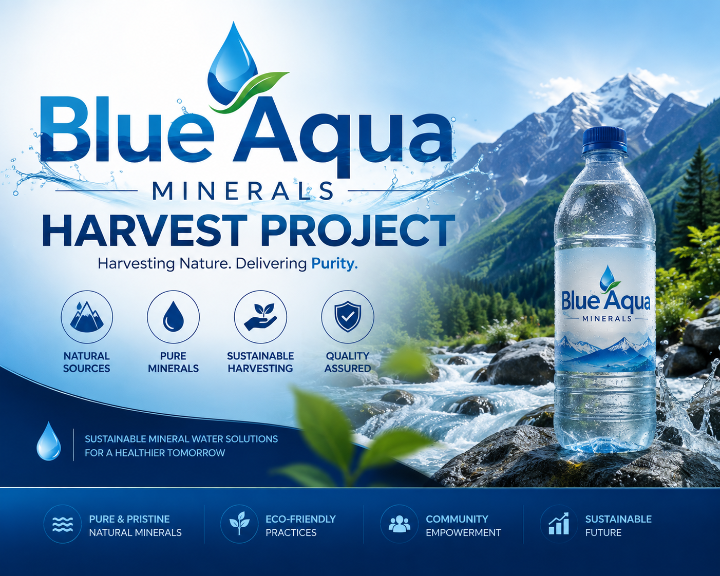 Blue Aqua Minerals Harvest Project